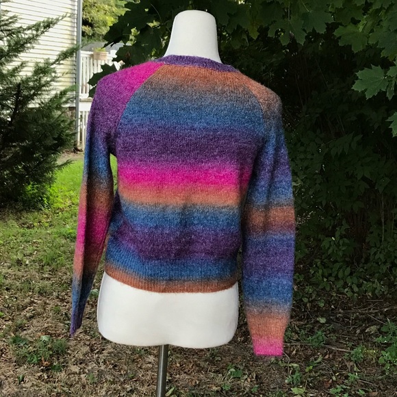 ‼️WEEKEND SALE‼️ Bb Dakota☀️Dark striped Ombre sweater - Picture 6 of 10